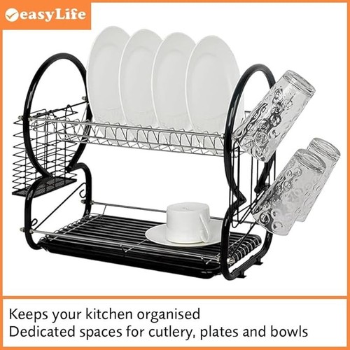 Tier dish drainer - tier, rack