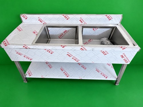 Commercial double bowl - commercial, sink
