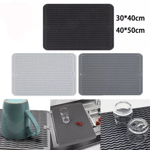 Silicone sink drying mat - silicone,