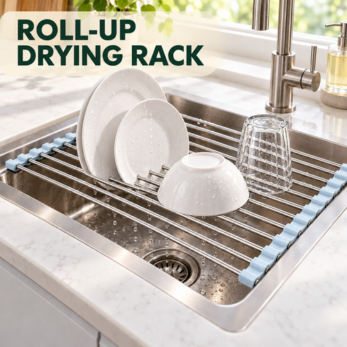 Roll dish drying - rack, over