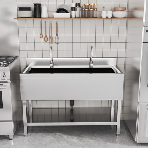 Stainless steel catering sink - stainless,