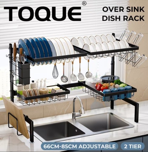 Toque over sink dish drying - toque,