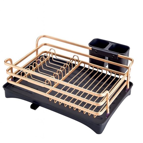 Dish drainer rack tray silver - rack,