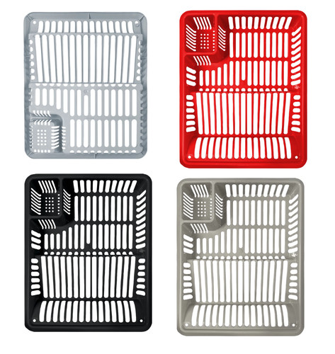 Kitchen rack dish drainer tidy - dish,
