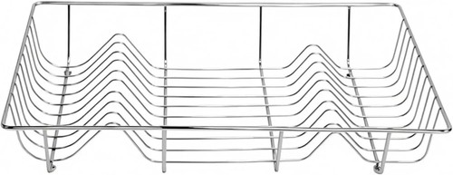 Stainless steel dish drainer - steel,