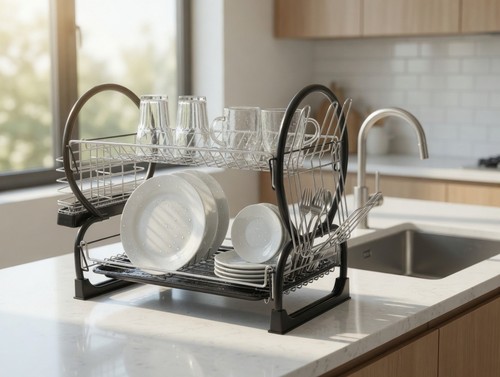 Black tier kitchen dish - kitchen,