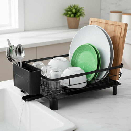 Dish drainer rack bowl plate - drainer,