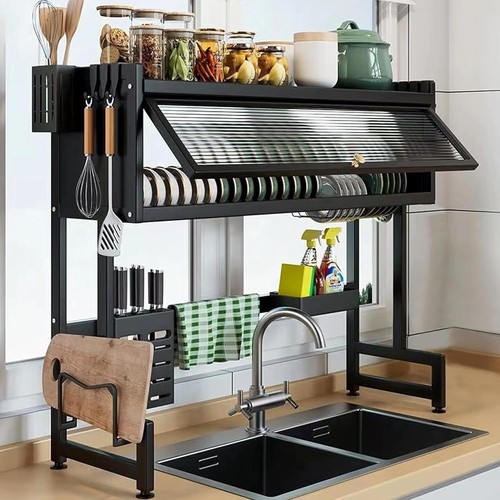 Over the sink - over,