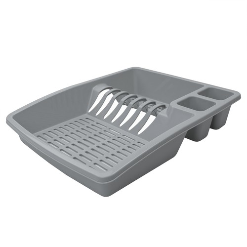 Jvl dish drainer grey kitchen - dish,