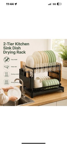 Tier dish drainer - 2, rack