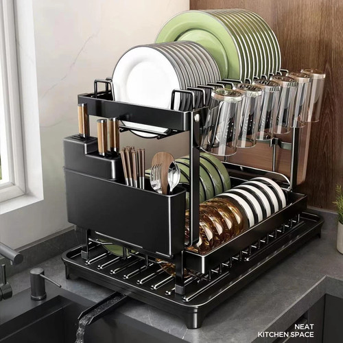 Tier dish drainer rack - tier,