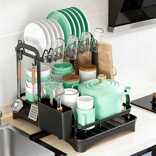 Tier dish drainer rack - 2,
